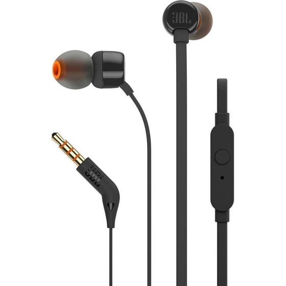 Imagem de Fone de ouvido In-Ear com Microfone T110 Pure Bass Preto