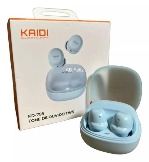 Imagem de Fone De Ouvido In-ear Gamer Sem Fio Kaidi Tws Kd-795 Branco