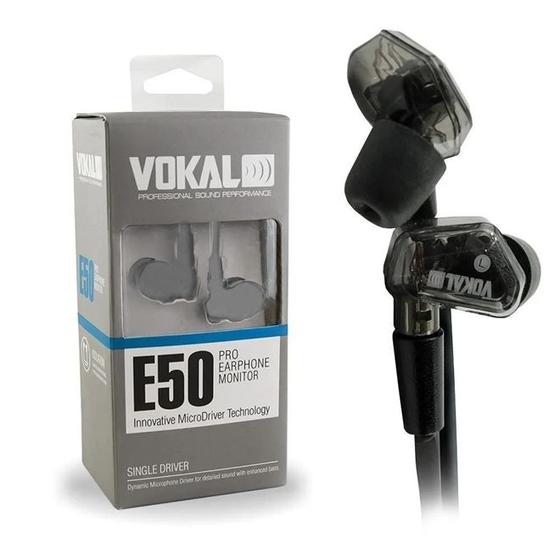 Fone de Ouvido Intra-auricular E50 Pro Vokal