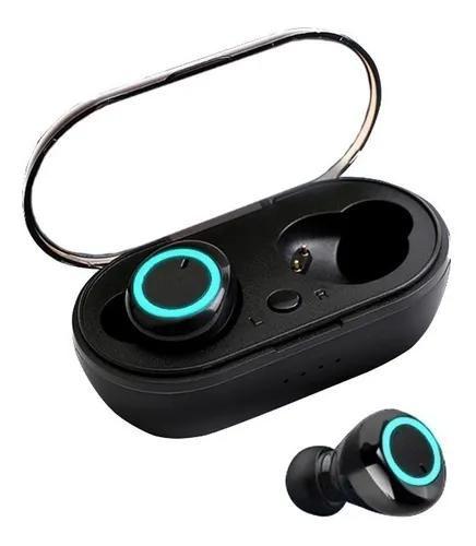 Imagem de Fone de ouvido in-ear sem fio Kapbom KA-799 preto e azul