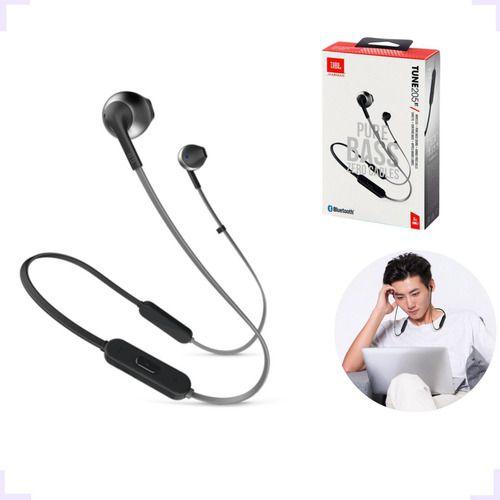 Imagem de Fone De Ouvido In-ear Wireless Bluetoothb Sem Fio Black Mic