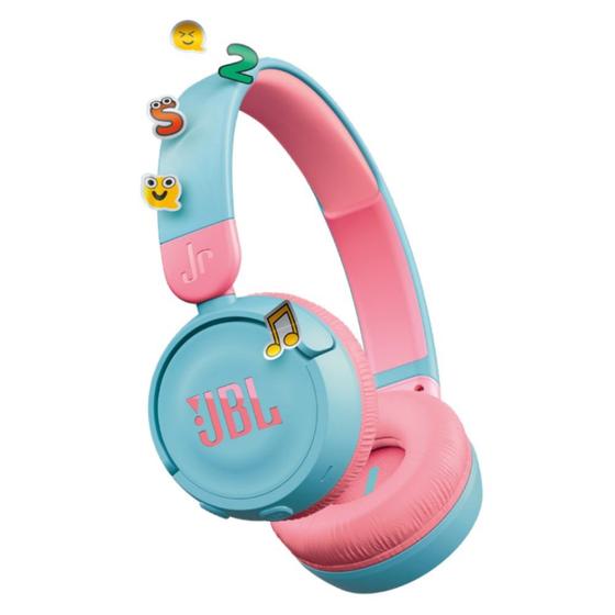 Imagem de Fone de Ouvido Infantil JBL JR310 Bluetooth Azul Rosa com Microfone para Criança Sem fio JR310BT