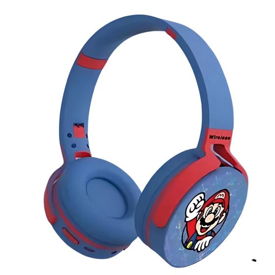 Imagem de Fone De Ouvido Infantil Super Mario Bluetooth 5.0