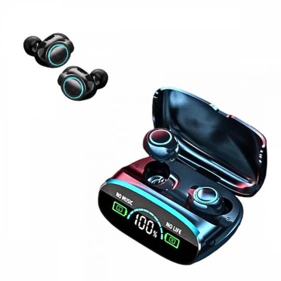Imagem de Fone de Ouvido Intra Auricular Bluetooth com Case de Carregamento Visor Digital Altomex M38
