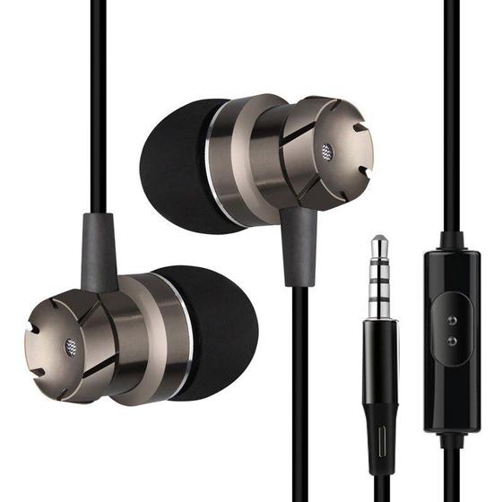 Imagem de Fone de Ouvido Intra-auricular com Fio 3,5mm e Microfone