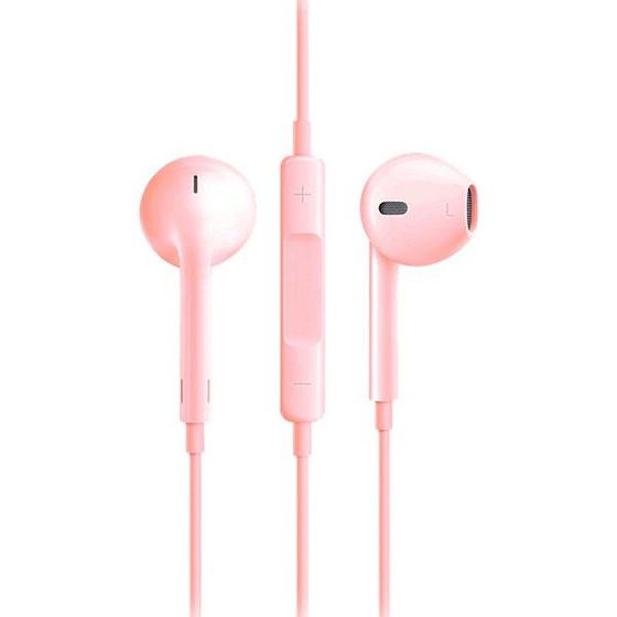 Imagem de Fone de Ouvido INTRA Auricular com Microfone OEX Colormood FN204 Rosa Metalizado