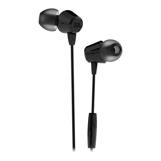 Imagem de Fone de Ouvido Intra-Auricular JBL C50HI Preto, JBLC50HIBLK