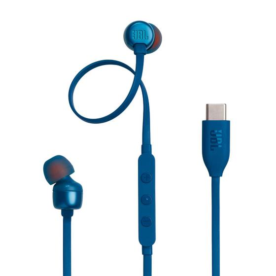 Imagem de Fone de Ouvido Intra-Auricular JBL Tune 310C, USB, Azul
