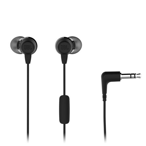 Imagem de Fone De Ouvido JBL C50HI Intra Auricular Com Microfone Preto