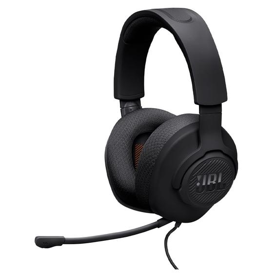 Fone de Ouvido JBL Quantum 100 M2 Headset Gamer Preto Microfone Boom Destacável Imagem de Fone de Ouvido JBL Quantum 100 M2 Headset Gamer Preto Microfone Boom Destacável