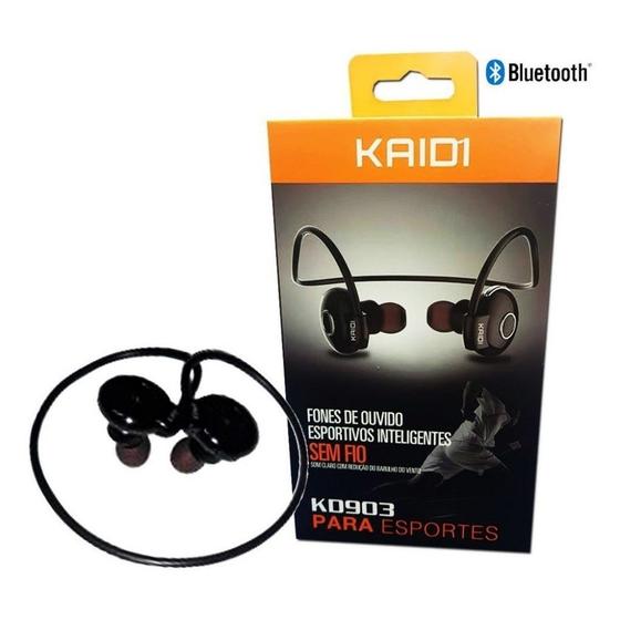 Imagem de Fone de Ouvido Kaidi Bluetooth Sem Fio KD903 - KAIDI KD-903 Esportivo