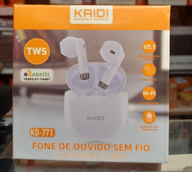 Fone de Ouvido Intra-auricular Sem Fio Sport Smart Kaidi