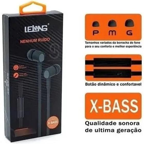 Imagem de Fone de Ouvido Lelong Le-0201 X-Bass