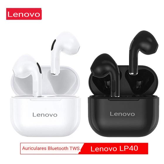 Imagem de Fone de Ouvido Lenovo LP40 Bluetooth 5.0 TWS Sem fio