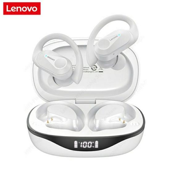Fone de Ouvido Lenovo LP75 Gancho de Ouvido sem fio Bluetooth 5.3 ...