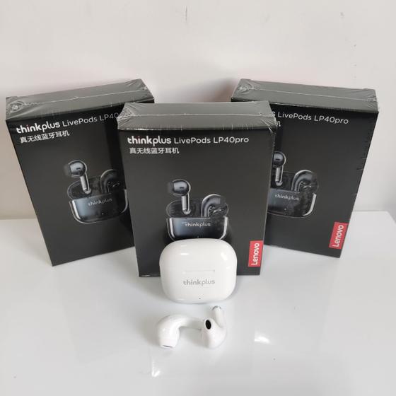 Fone De Ouvido Lenovo Sem Fio Modelo Lp40 Pro Menor preço em Fone De Ouvido Lenovo Sem Fio Modelo Lp40 Pro