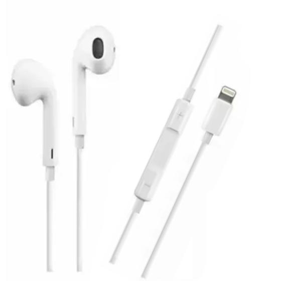 Imagem de Fone De Ouvido Lightning com Microfone Compativel Iphone 6 7 8 9 X Xr Xs 11 12