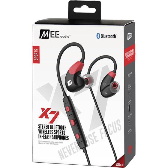 Fone de Ouvido Intra-auricular Bluetooth Sport X7 Plus Preto Mee Audio