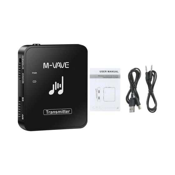 Imagem de Fone de Ouvido Monitor Sem Fio M-wave WP-10 - Áudio Estéreo com Transmissão Sem Perdas