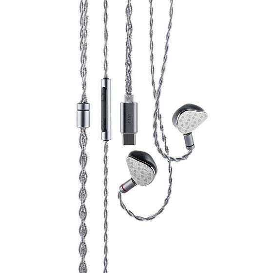 Imagem de Fone de Ouvido Moondrop May DSP com Driver Dinâmico + Planar - USB-C