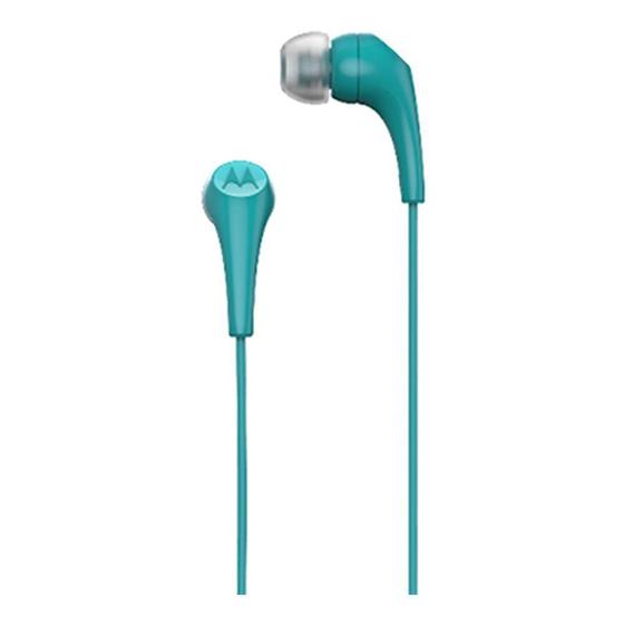 Imagem de Fone de Ouvido Motorola Estereo Earbuds 2, Intra-auricular com microfone - Turquesa