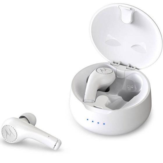 Imagem de Fone de Ouvido Motorola Vervebuds 500 Bluetooth Estéreo Resistente a água Branco
