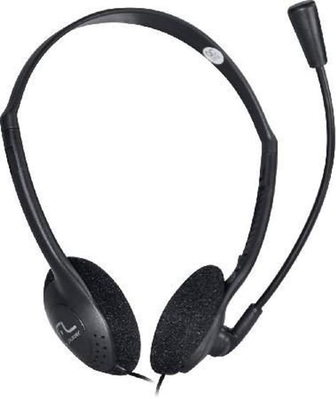 Imagem de Fone de Ouvido Multilaser PH002 com Microfone Headset Estereo com Fio P2 Preto