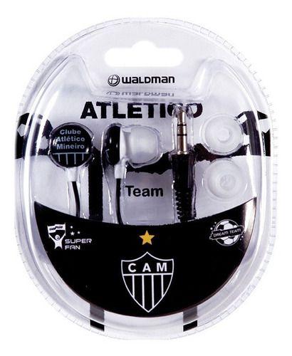 Fone de Ouvido Intra-auricular Super Fan Atlético Mineiro Waldman Sf10atm