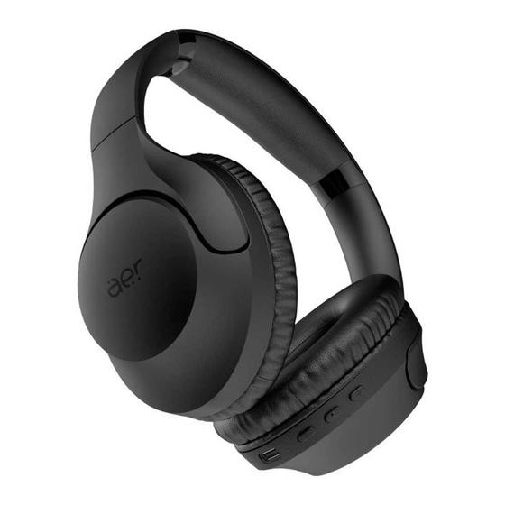 Imagem de Fone De Ouvido Over-Ear Geonav Bluetooth Aermood Aer14 Preto