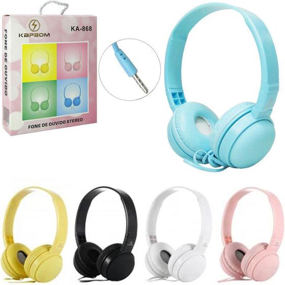 Imagem de Fone De Ouvido P2 Estereo Headphone + Microfone - KAPBOM