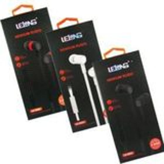 Imagem de Fone De Ouvido P2 Original de Borrachinha Compativel com Samsung Iphone Motorola Xiaomi e LG LE 0201