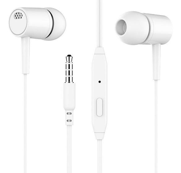 Imagem de Fone De Ouvido Para Celular Com Microfone P2 1,20m Branco
