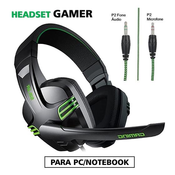 Imagem de Fone de Ouvido para Jogos de Pc Computador Shark KX-101 Salar Headset Surround Estéreo