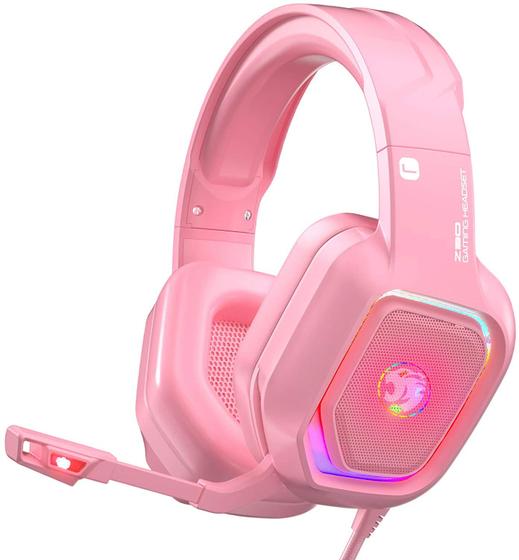 Imagem de Fone de ouvido para jogos Pink Z30 + ZIUMIER - RGB