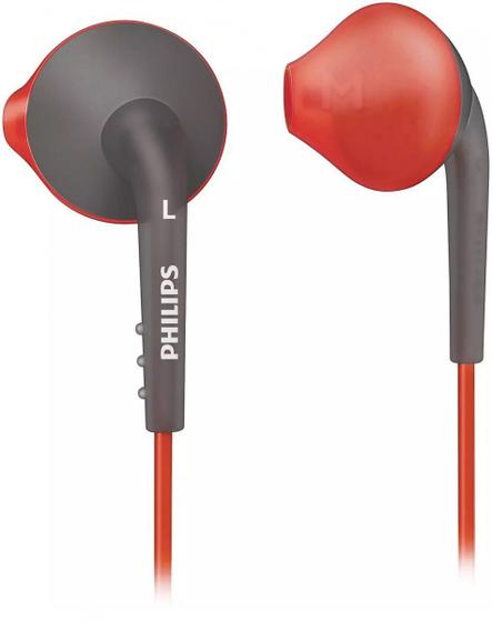 Fone de Ouvido Auricular In Ear Laranja e Cinza Philips Shq120