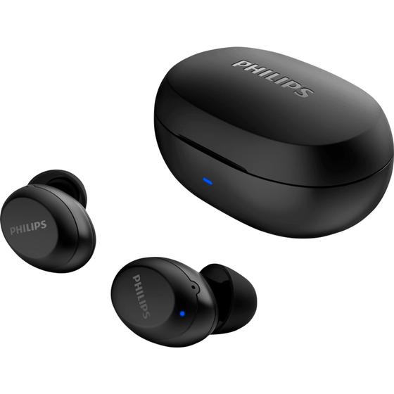 Imagem de Fone de Ouvido Philips Bluetooth Esportivo C/ Microfone TAT1235BK/97 True Wireless