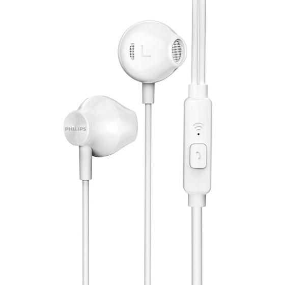 Imagem de Fone de Ouvido Philips TAUE101WT Com Microfone Intra-Auricular Com Fio - Branco.