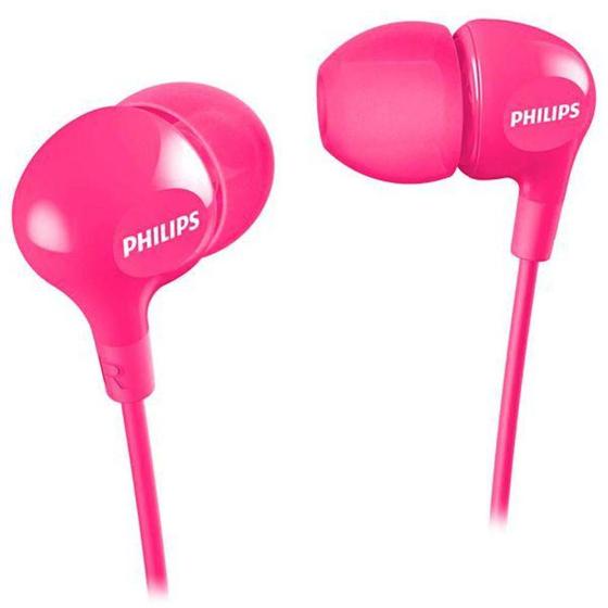 Fone de Ouvido Philips Vibes SHE3550PK Rosa Menor preço em Fone de Ouvido Philips Vibes SHE3550PK Rosa