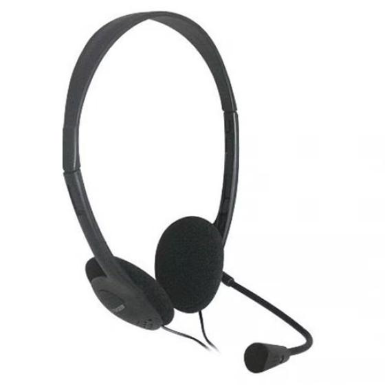 Imagem de Fone De Ouvido Preto Ar-S3936 Com Microfone Sem Logo Headset