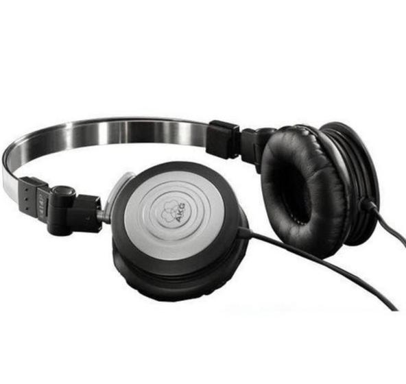 Imagem de Fone De Ouvido Profissional Compacto K414P Preto/Prata Akg