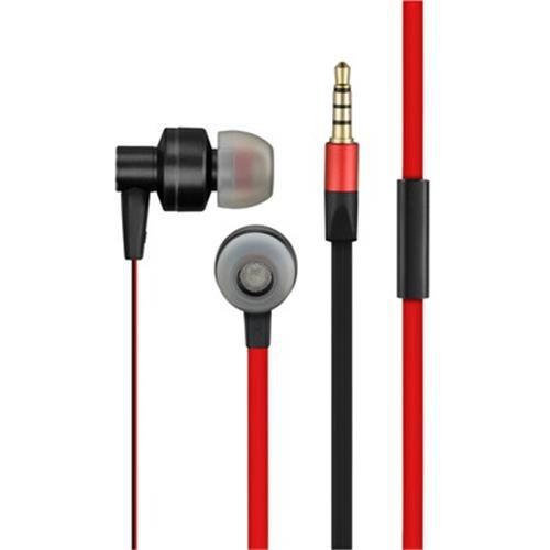 Imagem de Fone de Ouvido Pulse Intra Auricular Preto/Vermelho - PH154