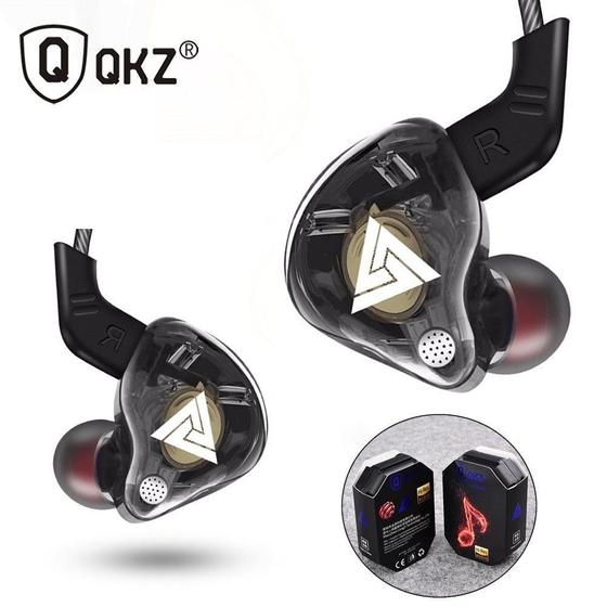 Imagem de Fone De Ouvido Qkz Ak6 Gamer Dj In Ear C/case Pronta Entrega