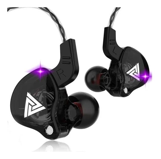 Imagem de Fone De Ouvido Qkz Ak6 Roxo Dj In Ear C/case