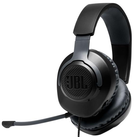 Imagem de Fone de Ouvido Quantum 100 Preto Microfone Removível - JBL