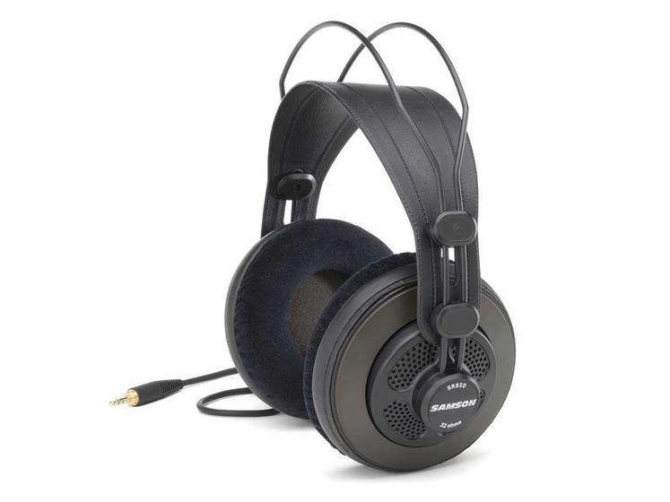 Imagem de Fone De Ouvido Samson Sr850 Studio Head Semiaberto Over-Ear