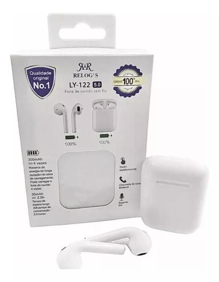 Imagem de Fone De Ouvido Sem Fio Bluetooth 5.0 Touch Tws