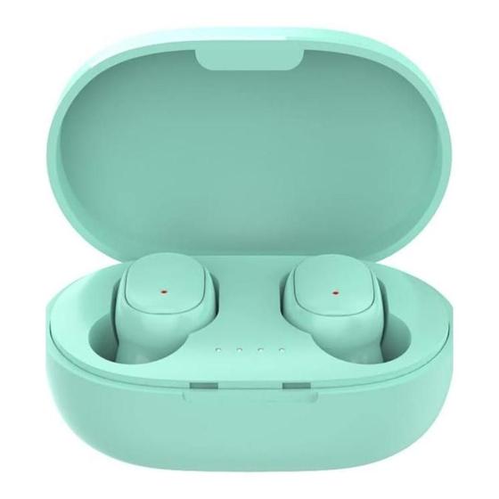 Imagem de Fone De Ouvido Sem Fio Bluetooth A6S Pro Verde Claro