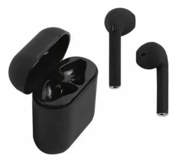 Imagem de Fone de Ouvido Sem Fio Bluetooth com Microfone TWS I12 Preto