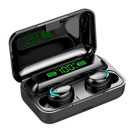 Imagem de Fone De Ouvido Sem Fio Bluetooth F9 Carregador de Celular