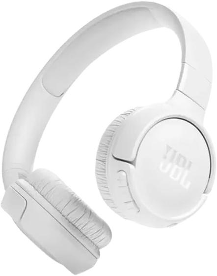 Imagem de Fone de Ouvido Sem Fio Bluetooth JBL Wireless 520BT Pure Bass com Microfone JBLT520BTWHT Branco